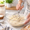 Stainless Steel Dough Whisk for Bread & Baking –Manual Dough