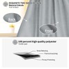 PiccoCasa Blackout French Door Curtain Panel - Blackout Door Curtain