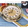 Cunluna European Wall clock,Mute silent quiet Creative Living room Bedroom
