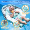 2025 Mambobaby Baby Float with Canopy & Tail Infant Swim