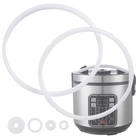 Silicone Sealing Ring for 8QT Power Pressure Cooker Replacement Silicone Gasket Seal for 8 Quart Instapot Compatible Replacement Parts for Duo80, Lux80, Smart-80, CSG80, and More