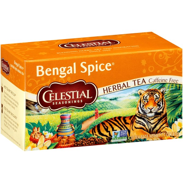 Celestial Seasonings Herbal Tea, Bengal Spice, Caffeine Free, 20 Tea