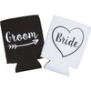 Cute Wedding Gifts - Bride and Groom Novelty Can Cooler