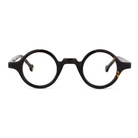 Zeelool Vintage Small Round Blue Light Blocking Reading Glasses for Men Women, Retro Wood Grain Readers Computer Eyeglasses Anti Eyestrain/UV Arale FA0176-01(Tortoise, 3.0)