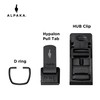 ALPAKA HUB Keychain: Key Organizer with Quick Release System -