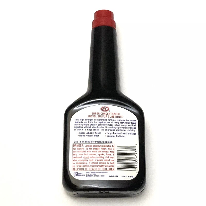 STP Super Concentrated DIESEL SULFUR SUBSTITUTE Fuel Additive 12 FL
