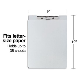 Staples Aluminum Storage Clipboard, Letter Size, Silver, 2/Pack (ST44401-CCVS)