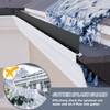 Flamorrow 4 Pack Aluminum Gutter Valley Splash Guards, Rainwater Roofing