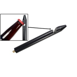 Made in USA - The Spike is Compatible with Mini Cooper Paceman (2013-2017) - Black Ammo Antenna with Removable Bottle Opener