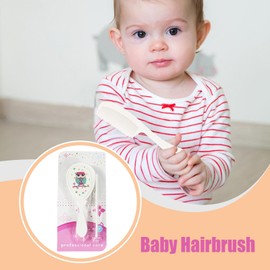 Baby Brush and Comb Set,Cradle Cap Baby Hairbrush Grooming Hair Brush - Massage Shower Scalp Care Safety Kids Products for Boy & Girl