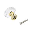 KUMGROT 1.1 Inch Gold Crystal Knobs, Cabinet Drawer Pulls and
