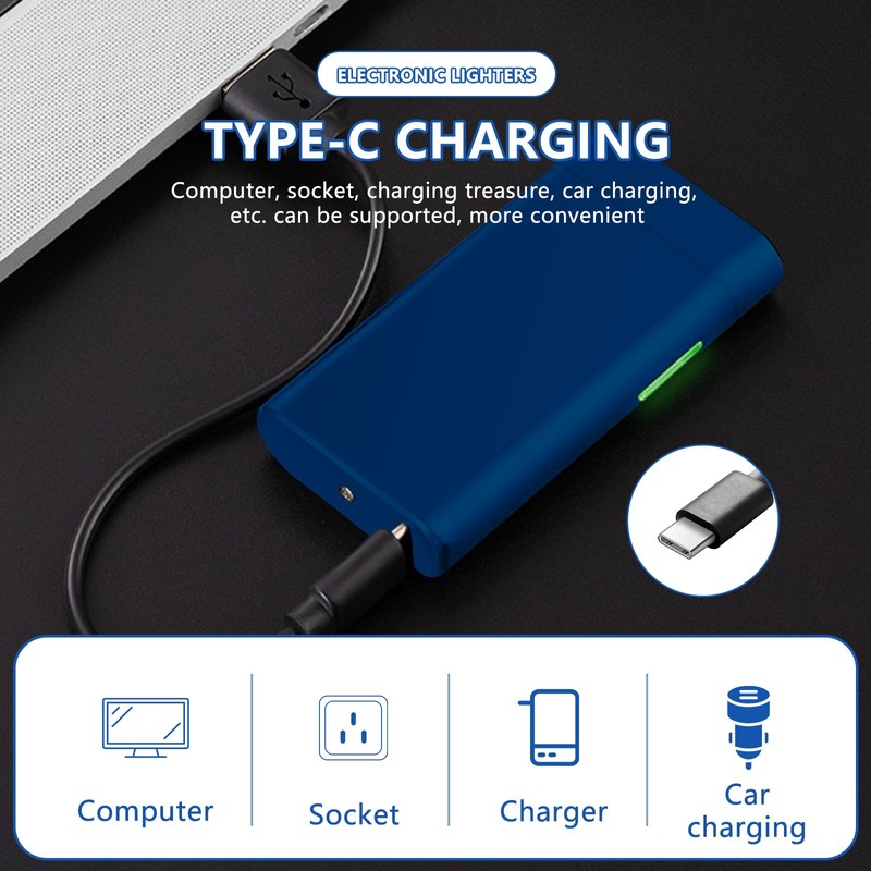 SKRFIRE Electric Arc Lighter – Windproof USB Rechargeable Plasma Torch