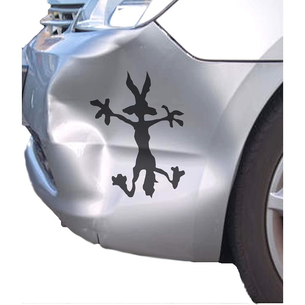 Generic Vinyl Dent Fix W E Coyote Vinyl Hitting Wall