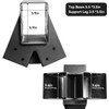 ABUSA Heavy Duty Swing Sets Brackets Including 2 Black A-Frame