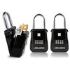 Lion Locks 1500 Key Lock Box with Code, Lockbox for
