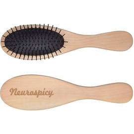 'Neurospicy' Wooden Hairbrush (HA00053674)