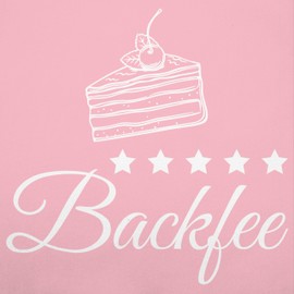 Shirtracer - Apron - Baking Apron Ladies 1 - Backfee - Gift Bakers Baking, 3 Pink