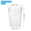 PATIKIL 50ml Messbecher, 50 Stück Polypropylen-Graduierte Messbecher für Laborversuche, Kochen