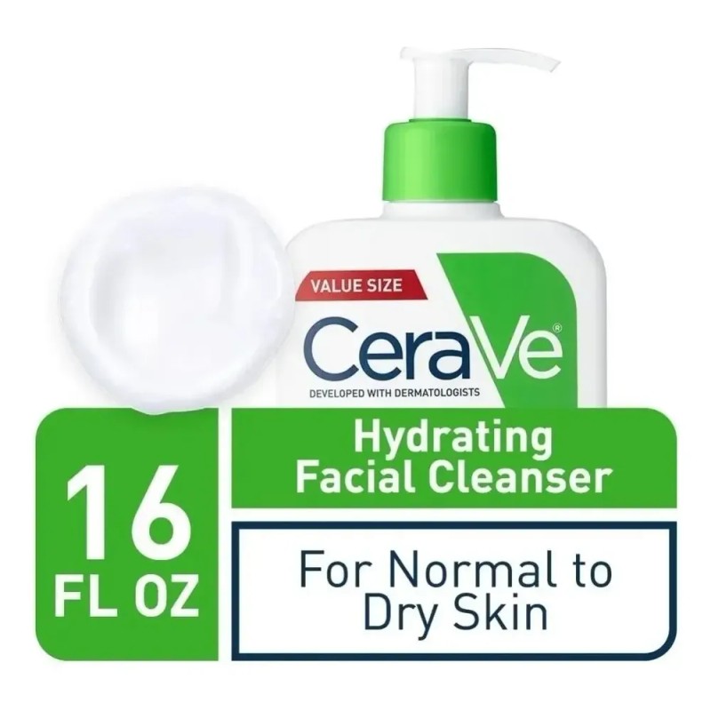 Hydrating Facial Cleanser 473 Ml Cerave Normal To Dry Skin