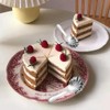 KAEGOUSY 3 Pcs Short Handle Spoons Dessert Spoon Mini Short