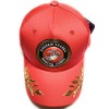 US Marine Corps Military Cap with Gold Emblems (Red)