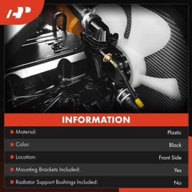 A-Premium Engine Radiator Cooling Fan Shroud Compatible with Ford Ranger 1998-2008 & Mazda B3000 1998-2008, 3.0L