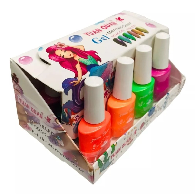 Gelish Set Esmaltes Caja 12 Gel Polish 3 Pasos Yuan