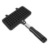 Double Waffle Baking Pan, Aluminum Stovetop Waffle Maker with Even