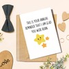 Naixiwen Funny Annual Reminder Birthday Card for Friend, Cute Star