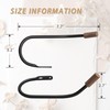 Curtain Holdbacks Farmhouse Curtain Holder for Drapes Tiebacks, Quality Metal