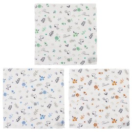 Skater KFKC3-A Snoopy Dish Towels 3 Pieces Kaya Fabric Dish Towels 11.8 x 11.8 inches (30 x 30 cm)