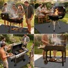 66" x 49" Heavy Duty Grill Mat for Outdoor Grill,