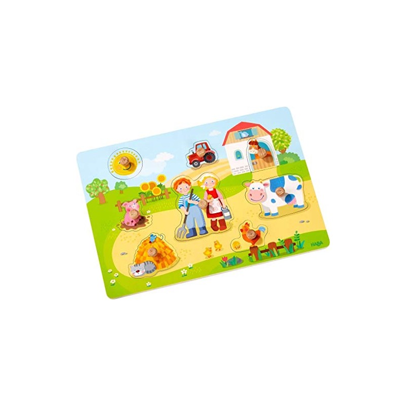 Haba Inlegpuzzel Op de boerderij