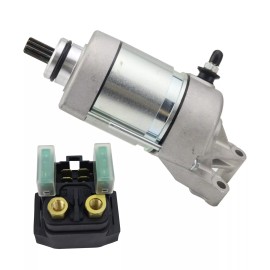 SOARIDER Starter & Relay for Yamaha R1 YZFR1 2009-2014 R1 YZFR1 LE 2010 14B-81890-00-0
