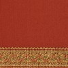 Set of 2 Square Lamp Shades Rust Orange-Red Small 5"
