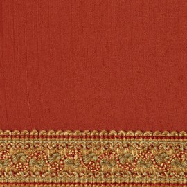 Set of 2 Square Lamp Shades Rust Orange-Red Small 5" Top x 9" Bottom x 10" High Spider with Replacement Harp and Finial Fitting - Springcrest