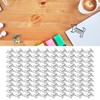 100pcs Dog Shape Paper Clips Creatively Cute Plated Metal Bookmark