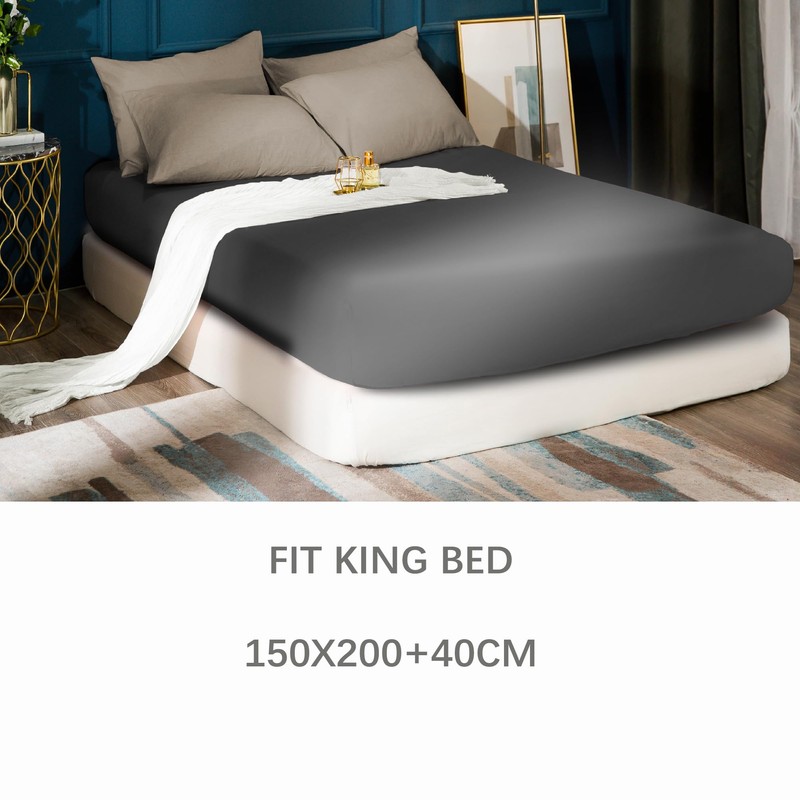 AYSW Extra Deep 16"(40 cm) King Size Bedding Fitted Sheet