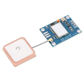 Queen.Y NEO-7M GPS Module PM2.5 GYGPSV1 GPS Board Satellite Positioning Module Accessory with Ceramic Directional Antenna High Sensitivity,3-5V Common Power Supply
