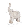 Sagebrook Home Resin Elephant Figurine - Handcrafted Polyresin Home Decor