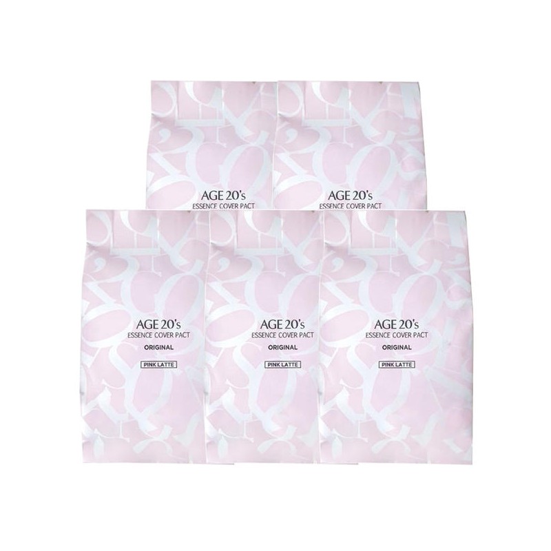 Age 2 Way 3ness 에이지투웨니스 핑크다이아 팩트 핑크라떼 12.5g 리필5개