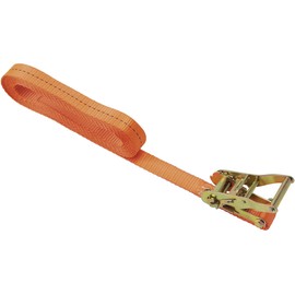 Lashing Strap Tie Down Strap Ratchet Strap 1-Piece 6 m Long 2,000 daN Strapping Medium Weight Design
