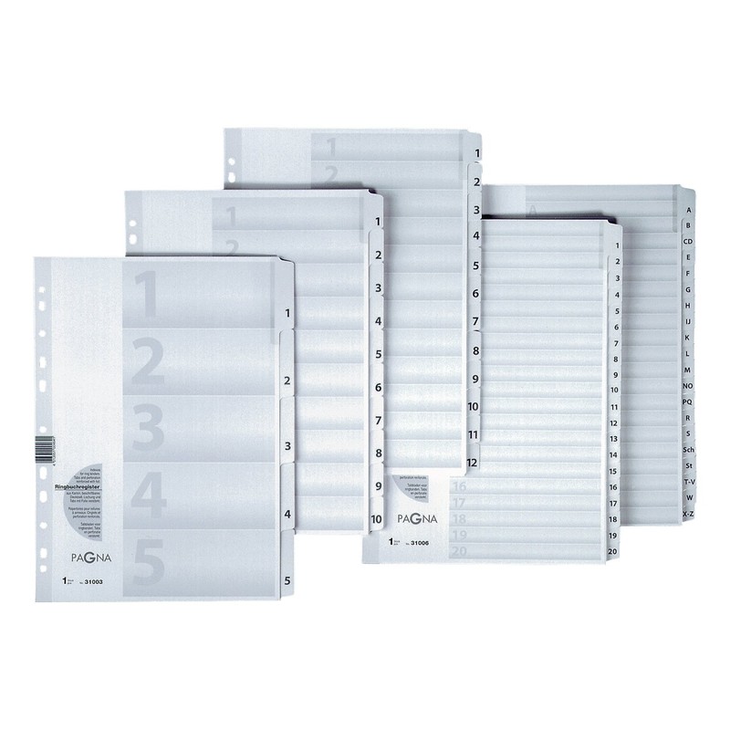 Pagna 31005 08 Register 1-12 A4 12 Part Organiser –