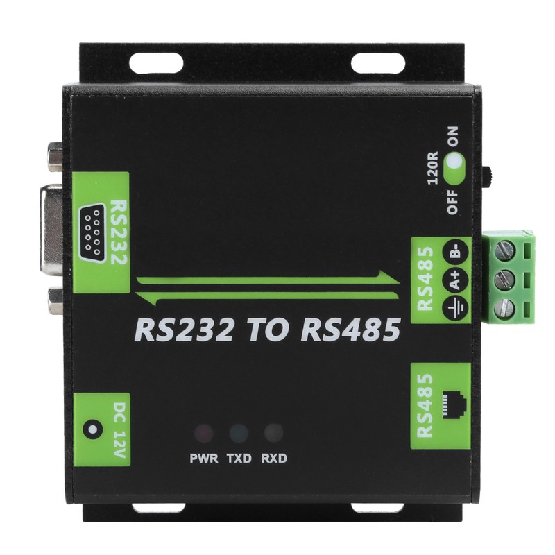 RS232 to RS485 Converter Electromagnetic Isolation Asynchronous 2‑Way Adapter Module