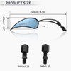 X AUTOHAUX 1set Universal Motorcycle Rear View Mirrors Adjustable Bar