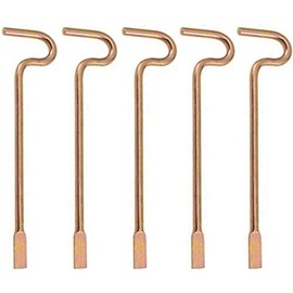 Bedroom/Bathroom Door Emergency Keys Compatible with Kwikset Interior Levers and Knobs (5)