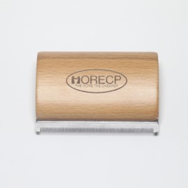 ​MORECP 3.95in Dog Brush & Deshedding Brush for Cats​ - Gentle & Effective Wooden Pet Hair Removal Tool for Dogs, Cats, Horses to Stop Shedding, Remove Undercoat