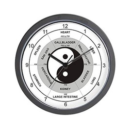 CafePress Acupuncture Clock 10" Wall Clock for Livingroom, Kitchen, or Office