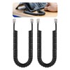 Wonvify Spiral RJ9 Telephone Cable Spiral Length Pack of 2