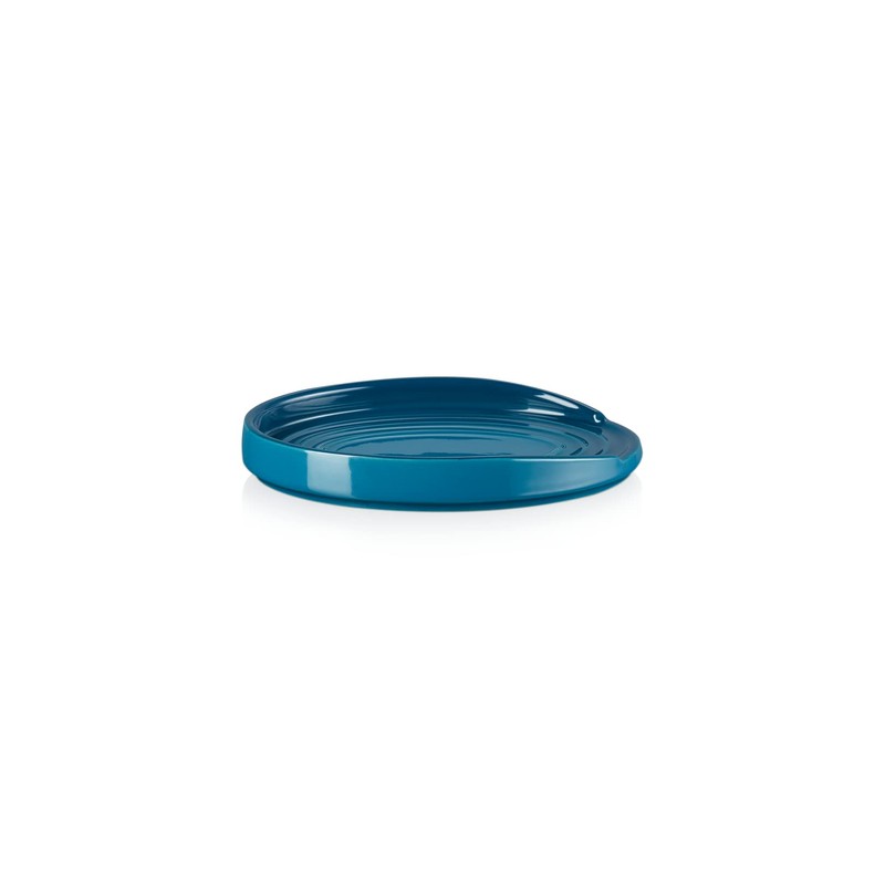 Le Creuset Stoneware Oval Spoon Rest Deep Teal, 71507156420099